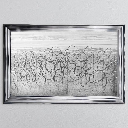 Silver Storm - Chrome Frame - 114x74cm Silver Storm - Chrome Frame - 114x74cm