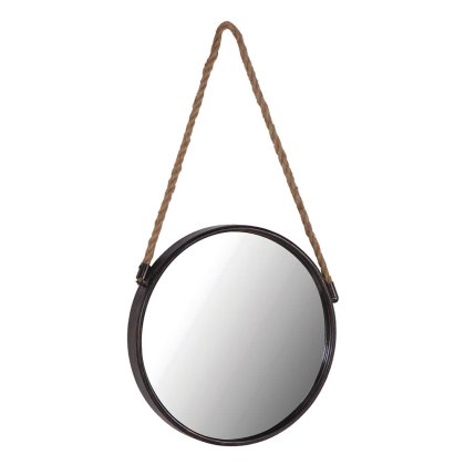 Round Ships Mirror with Rope Round Ships Mirror with Rope