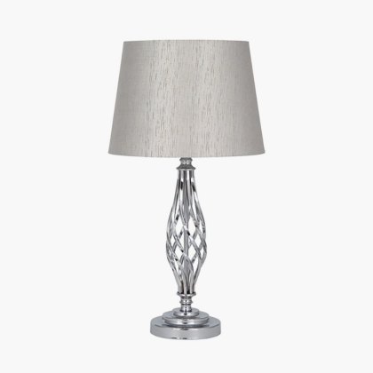 Silver Metal Table Lamp Silver Metal Table Lamp