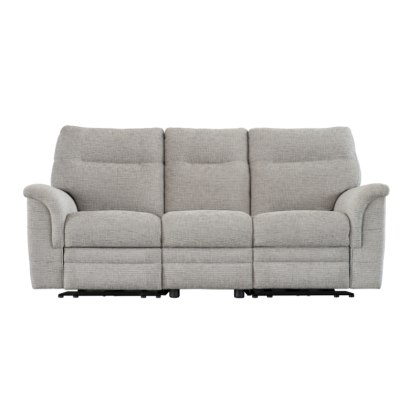 Hudson 3 Seater Power Recliner Sofa with Adjustable Headrest & Lumbar