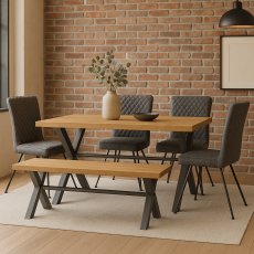 Fishbourne Oak 150 Dining Table Fishbourne Oak 150 Dining Table