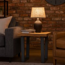 Fishbourne Oak Lamp Table