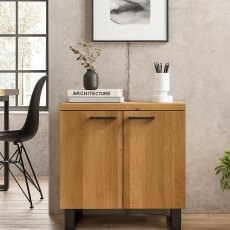 Fishbourne Oak 2 Door Storage Cabinet