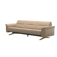 Stressless Stella 3 Seater Sofa with Wood Arms