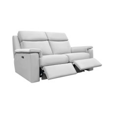 G Plan Ellis Large Double Power Recliner Sofa with Headrest and Lumbar