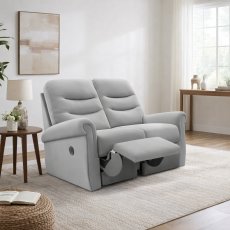 G Plan Holmes 2 Seater Electric Recliner Sofa