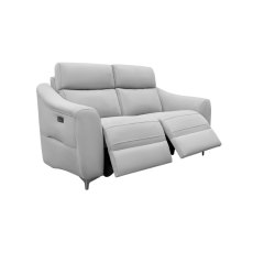 G Plan Monza 2 Seater Double Power Recliner Sofa with USB