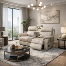 La-Z-boy Dixie 2 Seater Power Recliner with Head Tilt, Lumbar and Console