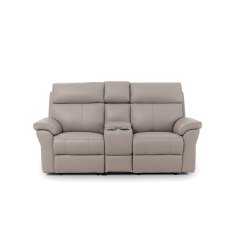 La-Z-boy Dixie 2 Seater Power Recliner with Head Tilt Lumber and Console