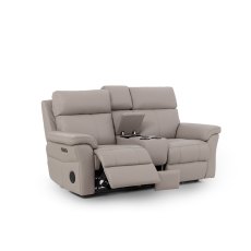 La-Z-Boy Dixie 2 Seater Power Recliner with Head Tilt and Console