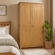 Wellow Oak Full Hanging Wardrobe