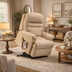 Sherborne Beaumont Petite 2 Motor Electric Riser Recliner with Adjustable Lumbar
