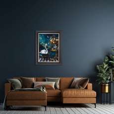 Curiosity Swan at the Stately Home Framed Wall Art