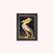 White Pelican Luxury Velvet Framed Wall Art