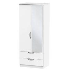 Carisbrooke 2ft6in 2 Drawer Mirror Robe