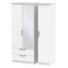 Carisbrooke Triple 2 Drawer Mirror Robe