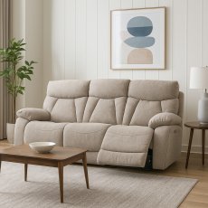 Belfort 3 Seater Power Recliner Sofa in Lisbon Beige Belfort 3 Seater Power Recliner Sofa in Lisbon Beige
