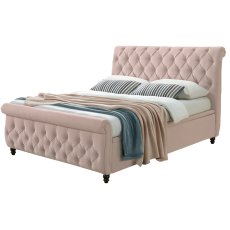 Clearance Madison 135cm Bedframe In Pink