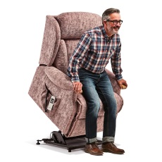 Sherborne Cartmel Knuckle Royale Cloud Comfort Riser Recliner with Lumbar and Head Adjustment