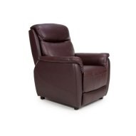 Kansas Leather Electric Recliner Chair - Chestnut Kansas Leather Electric Recliner Chair - Chestnut