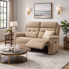 Sherborne Roma Small Rechargeable Powered Reclining 2 Seater with Head Adjust Sherborne Roma Small Rechargeable Powered Reclining 2 Seater with Head Adjust