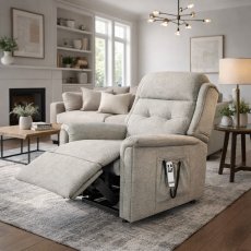 Sherborne Roma Small 2 Motor Electric Riser Recliner with Head & Lumbar Adjust Sherborne Roma Small 2 Motor Electric Riser Recliner with Head & Lumbar Adjust