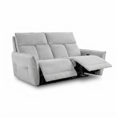 Ashley 2 Seater Power Recliner Sofa in Acier Fabric