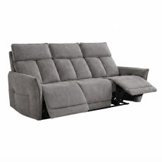 Ashley 3 Seater Power Recliner Sofa - Acier or Twilight Fabric