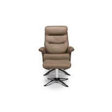 Houston Swivel Recliner with Stool