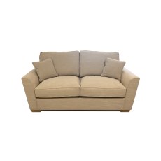 Angelina Special 2 Seater Sofa in Polly Mocha with Oak Feet