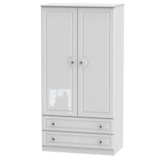 Shide 3ft 2 Drawer Robe