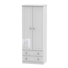Shide Tall 2ft6in 2 Drawer Robe
