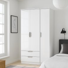 Carisbrooke Tall Triple 2 Drawer Robe Carisbrooke Tall Triple 2 Drawer Robe
