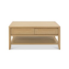 Barton Oak Coffee Table with Drawer