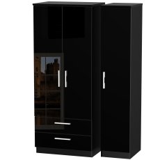 Knighton Triple 2 Drawer Robe