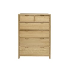Ercol Bosco 6 Drawer Tall Wide Chest Ercol Bosco 6 Drawer Tall Wide Chest