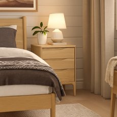 Rimini 3 Drawer Bedside Cabinet Rimini 3 Drawer Bedside Cabinet