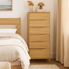 Ercol Rimini 6 Drawer Tall Chest Ercol Rimini 6 Drawer Tall Chest