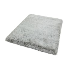 Plush Rug - Silver