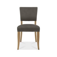 Culver Rustic Oak Upholstered Chair