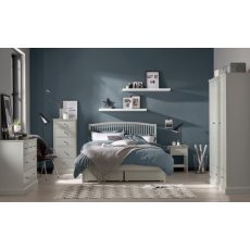 Gatcombe Soft Grey Slatted Bedstead Gatcombe Soft Grey Slatted Bedstead