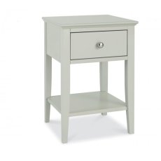 Gatcombe Soft Grey 1 Drawer Nightstand