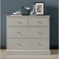 Gatcombe Soft Grey 2+2 Drawer Chest Gatcombe Soft Grey 2+2 Drawer Chest
