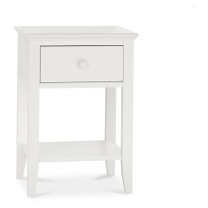 Gatcombe White 1 Drawer Nightstand