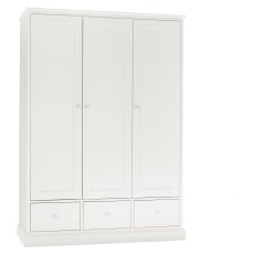 Gatcombe White Triple Wardrobe