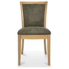 Kingston Upholstered Chair - Mocha Fab