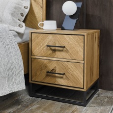Rowridge 2 Drawer Nightstand
