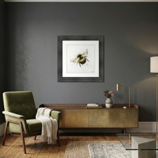 Bumble Bee - Charcoal Frame - 75x75cm
