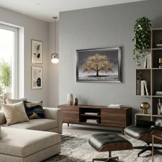 Cherry Tree Champagne - Metalic Frame - 114x74cm