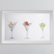 Cocktails! - White Frame - 114x74cm Cocktails! - White Frame - 114x74cm
